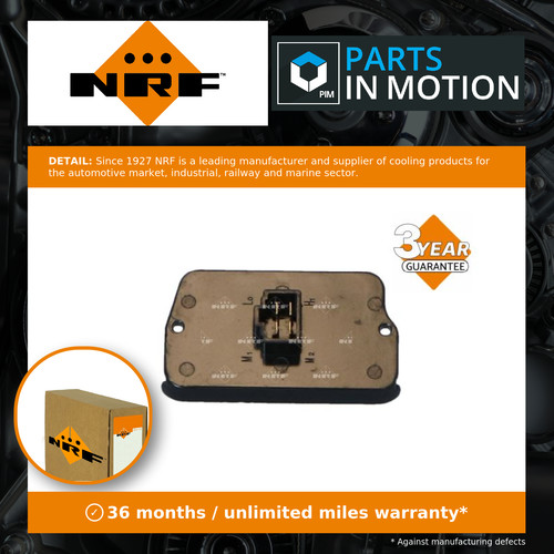 Heater blower resistor fits - blower,