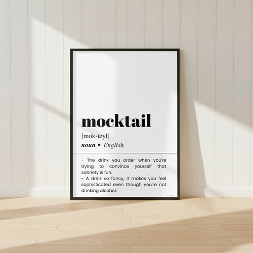 Mocktail definition print - mocktail,