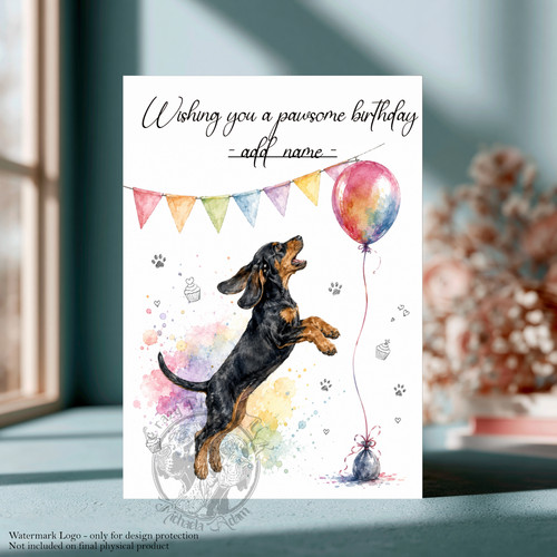 Black tan coonhound birthday - coonhound,