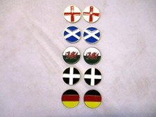 2 x Metal Golf Ball Markers  -