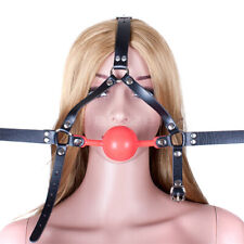 Red 48mm Silicone Big Ball Gag
