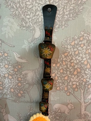 Vintage swiss cow bell - cow,