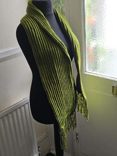 Handmade olive green chunky - handmade,