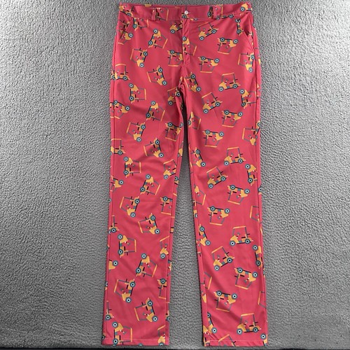 Golf gentry mens pants pink - gentry,