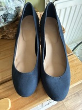 Navy court shoes - court, 7cm