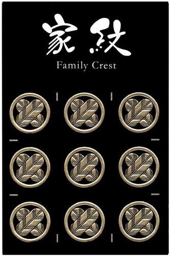 Japanese kamon crossed - kamon, hawk