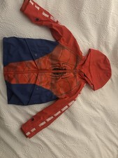 Boys Spider-Man Rain Coat Size