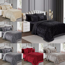 Premium Quilted Crushed Velvet