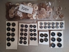 100+ buttons/embellishments*sewing*scrapbook* journal*card making*mixed media 