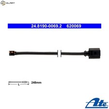 WARNING CONTACT BRAKE PAD WEAR