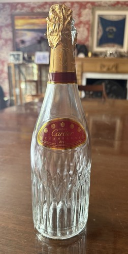 Cartier brut champagne bottle - champagne,