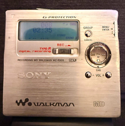 Sony r909 walkman minidisc - sony,