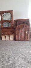 Selection Of Hygena Solid Oak Kitchen Unit Doors And Drawers