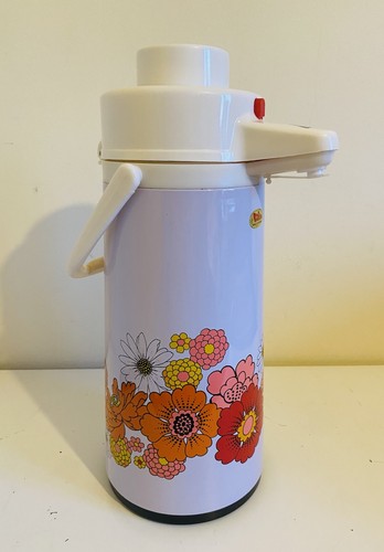 Vintage air pot floral - air, flask