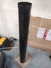 5 Inch Black Enamelled Flue