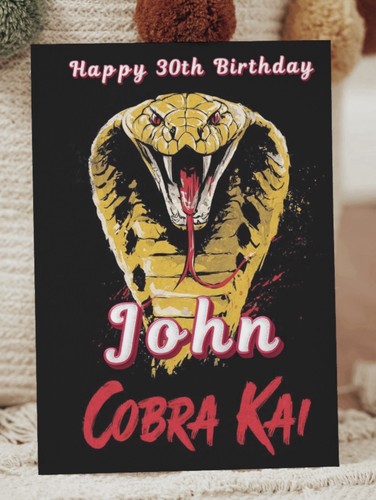 Cobra kai personalised - cobra,