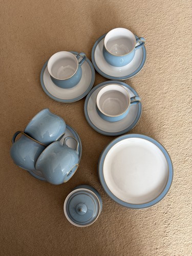 Denby colonial blue tea - denby,