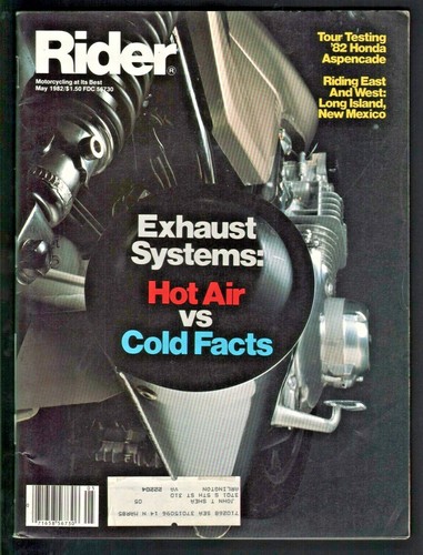 1982 may rider motorcycle - rider,
