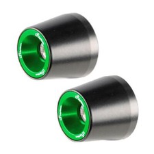 Lightech 200 Series Aluminum Green Handlebar Counterweights Suzuki GSXS750 2017-2021