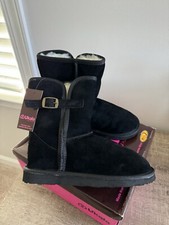 Ukala Women’s US 8 Carrie Suede Brown Ankle Boot Merino Wool Lining UKW80007