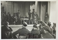 WW2 IWM Photo, Field Marshall Bernard Montgomery Presenting A medal (C11)