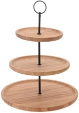 3 Tier Bamboo Cake Stand