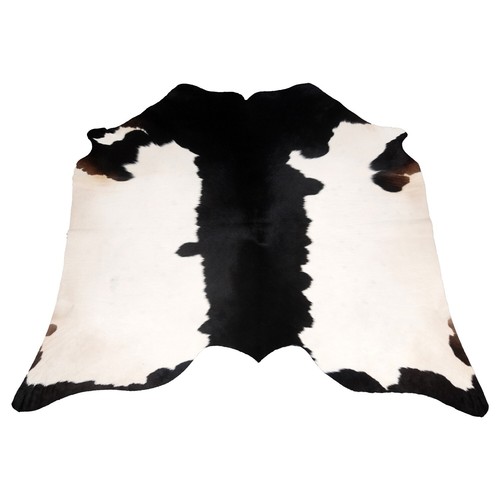 Large cowhide rug black and - large,
