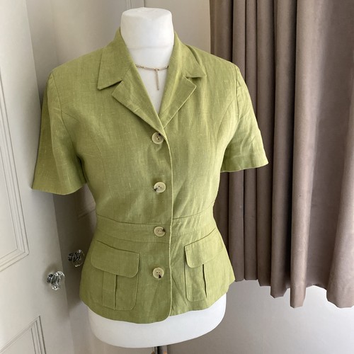 Charlotte halton linen jacket - charlotte,