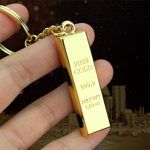 Luxury gold bar keychain mini - luxury,