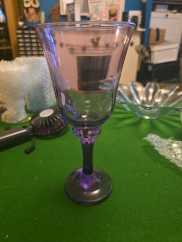 Purple colour wine glass - purple,