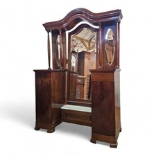 Antique cheval mirror dressing