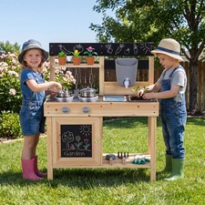 Mud kitchen for kids outdoor - mud,