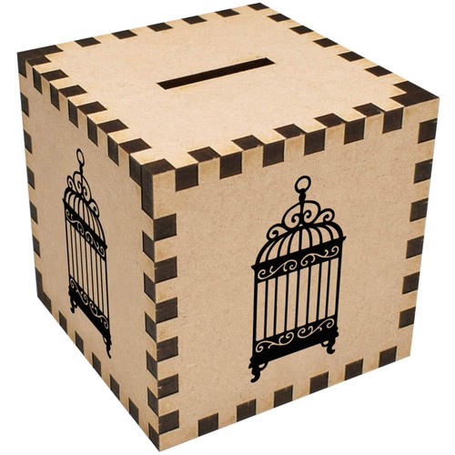 Ornate birdcage money box - money, /