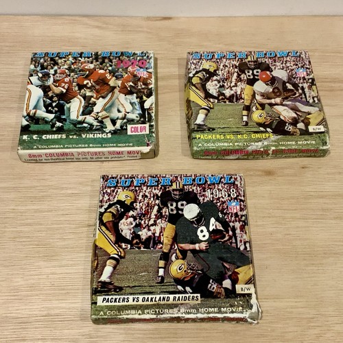 Nfl super bowl films - films, 8mm