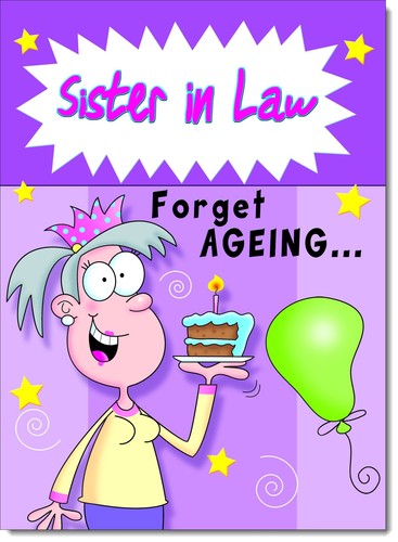 Doodlecards sister law - doodlecards, sister-in-law