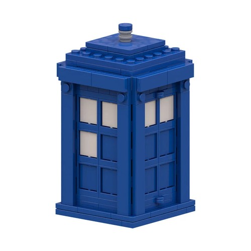 Telephone booth model building - telephone,