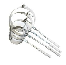 Chimney Bracket Flue Liner Support Clamp Stove Pipe Clip with Spike