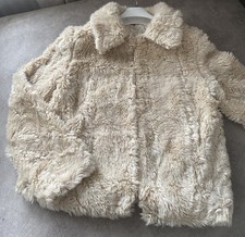 Cream Fur Jacket Size 10