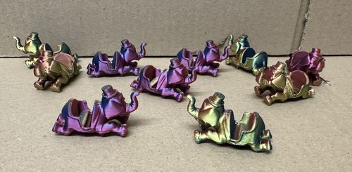 Scale colourful elephant - 1/50,