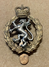 100% Genuine Post WW2 QC Women's Royal Army Corps Bimetal Cap Badge BIN £8.99