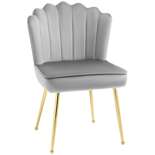 Homcom velvet feel shell - homcom,