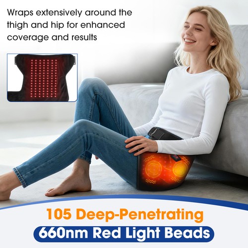 Red light therapy hip - red,