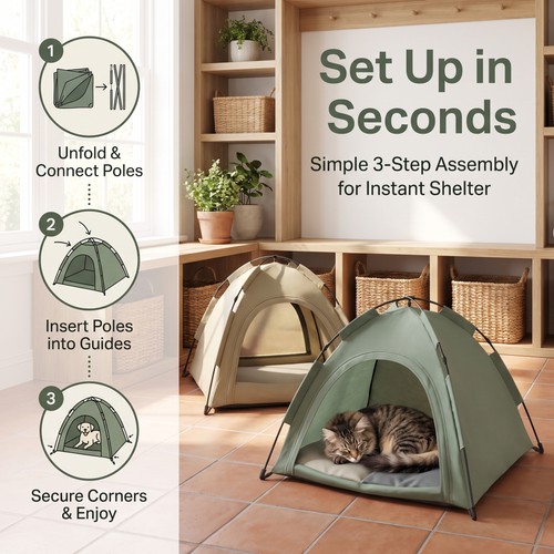 Waterproof foldable pet tent - pet,