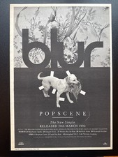 BLUR - POPSCENE | 15X11" 1992