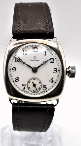 Omega silver trench watch - silver,