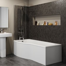 Bathroom shaped 1700mm - p,