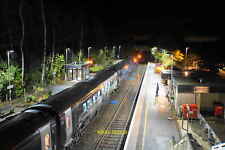 Photo 6x4 Kingham railway station Bledington A train from Hereford to Lon c2017