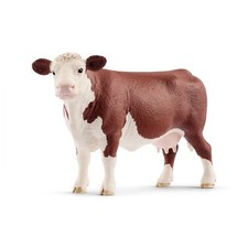 Hereford Cow Figure - Farm World - Schleich - 13867 Toy NEW