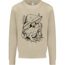 Wildlife Ecology a Frog and a Toadstool Mens Sweatshirt Jumper