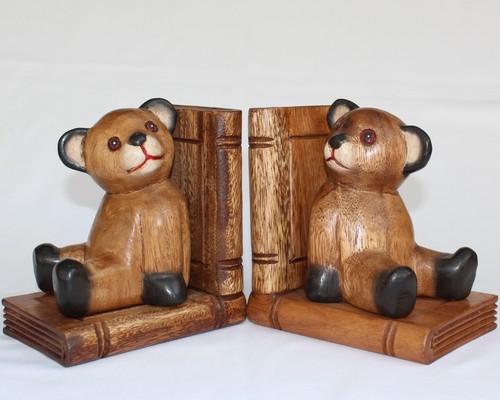 Wooden teddy bear - teddy,